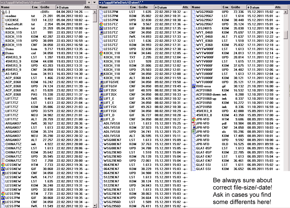 please click here to download latest gearlist.pdf direct from server